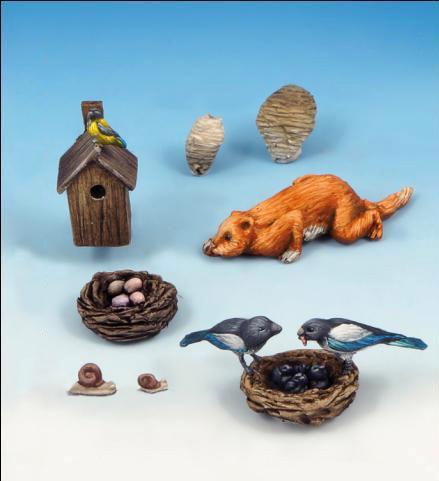 Assembly-Scale-1-35-Weasel-and-bird-in-farmhouse-animal-figure-Historical-WWII-Resin-Model-Free