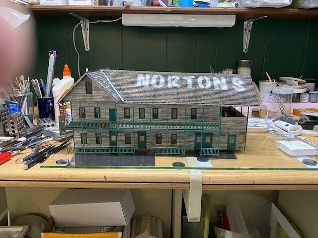 nortons roof panel glued