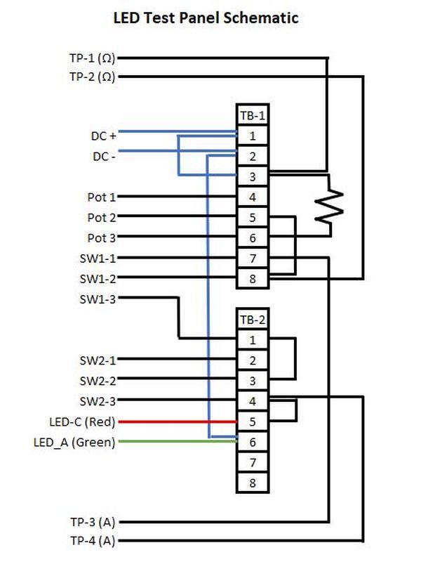 Test Panel Schematic