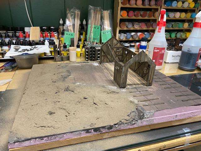 main building glued