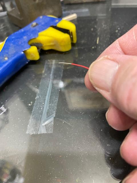 small wire stripper and tiny wire