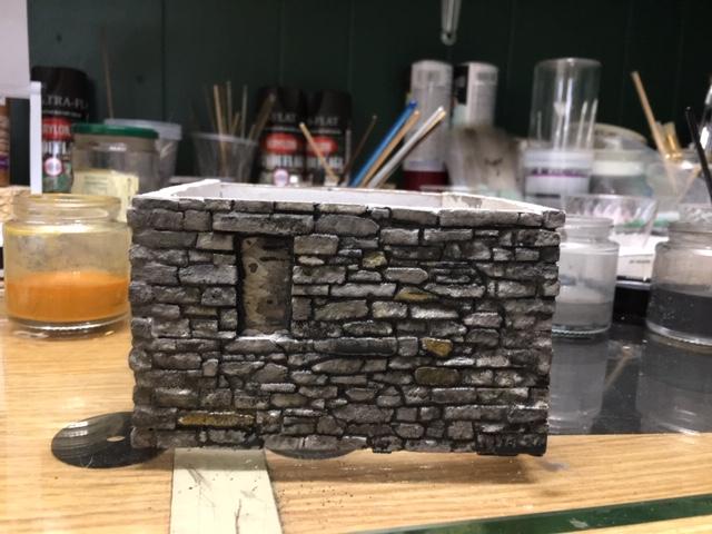 right stone wall