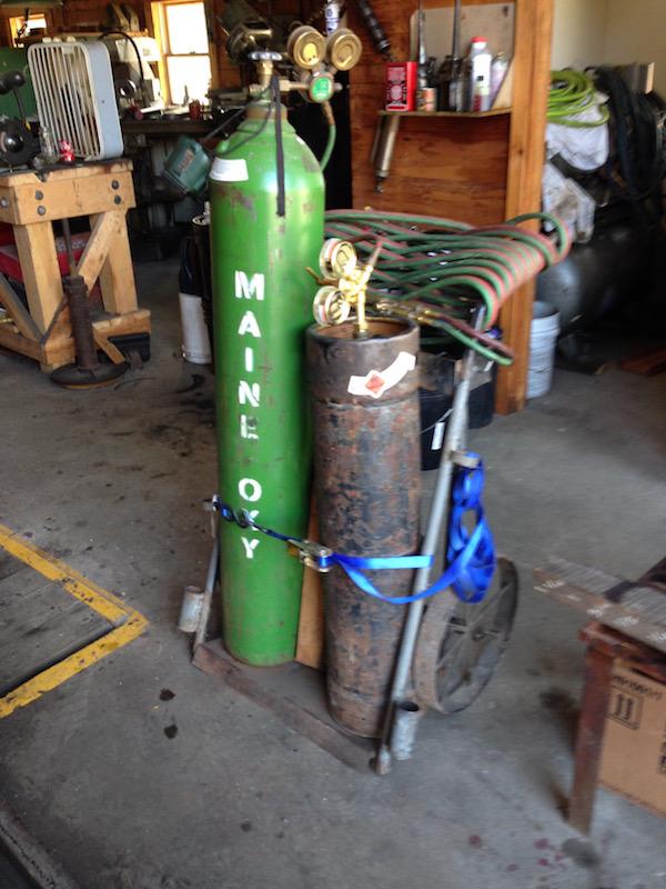 Welders cart at WW&F