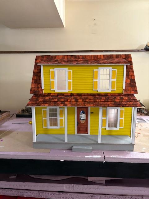 finished dollhouse